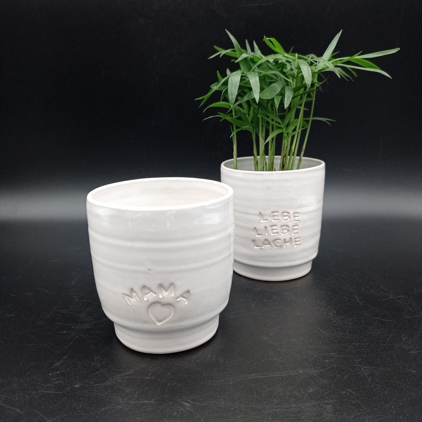 Ivory – embossed planter