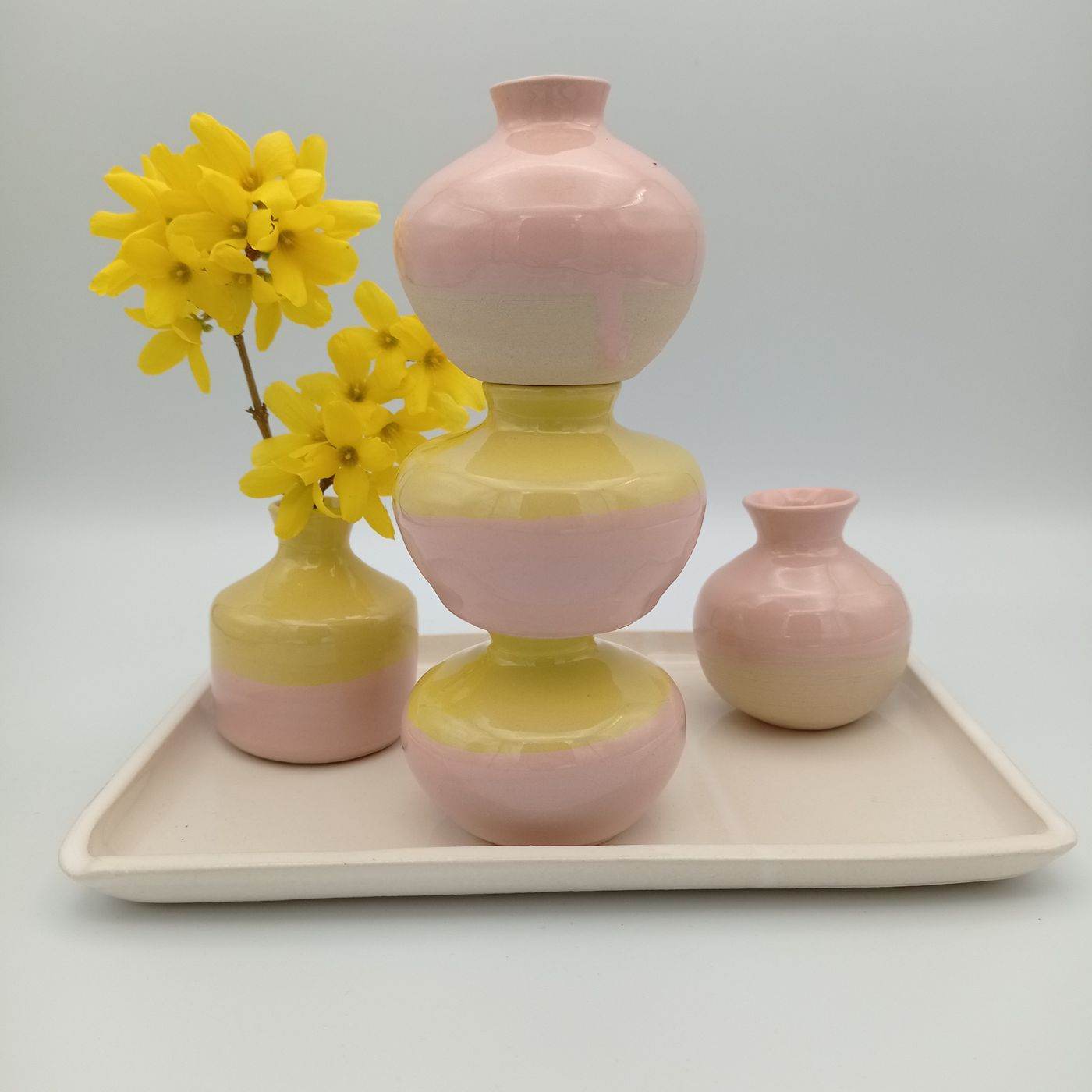 Pastel vases